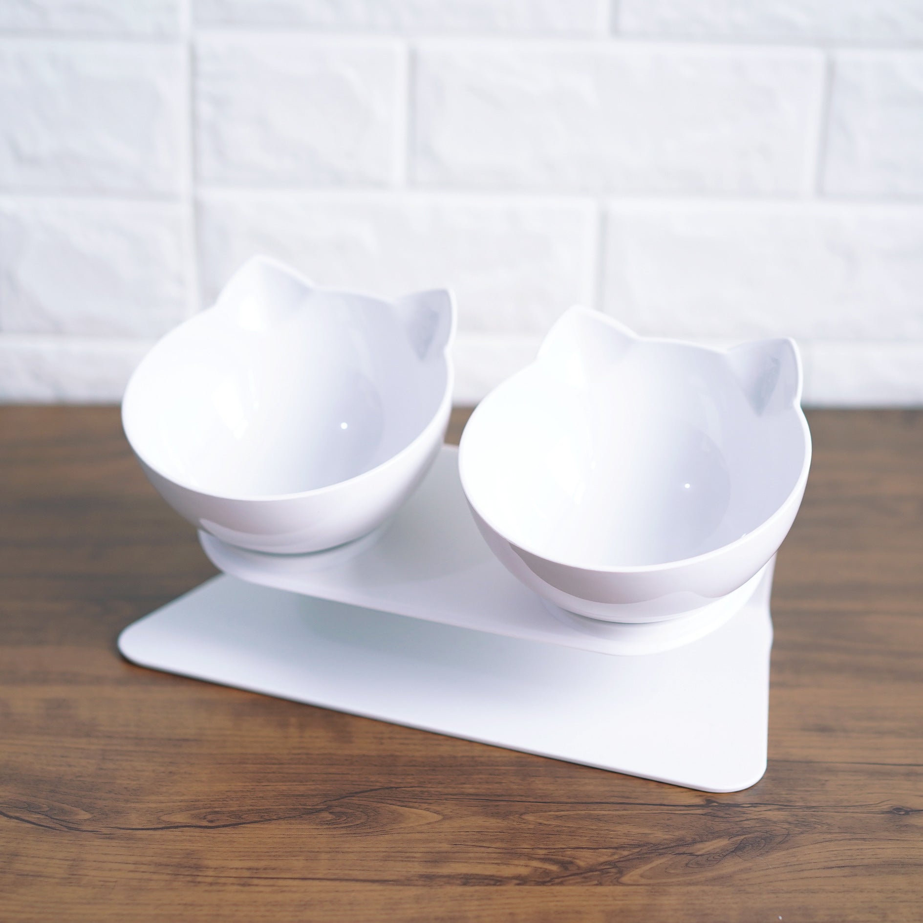 Pet Double Feeding Bowl Set