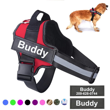 Reflective Breathable Adjustable Pet Harness Vest