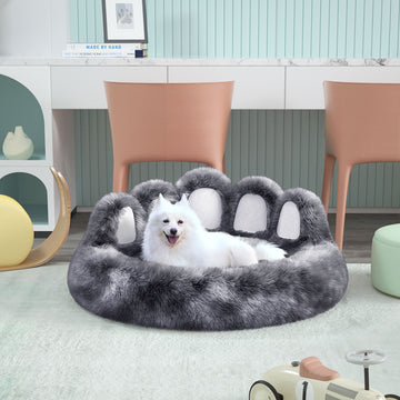 Paw shaped Warm Kennel House For Pets